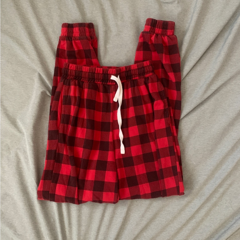 Cozy Red Plaid Pajamas